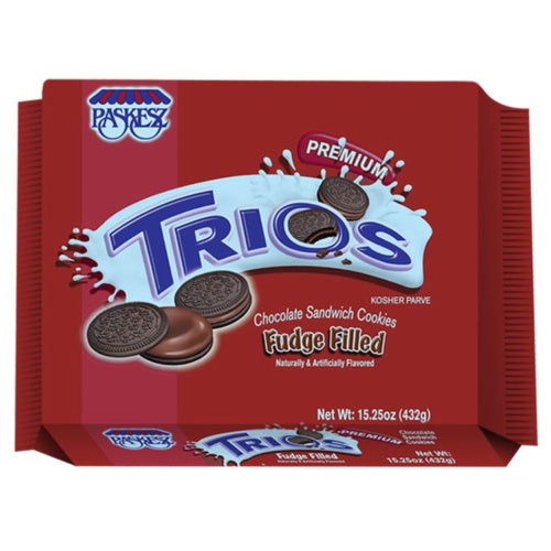 Paskesz Trios Fudge Cookies