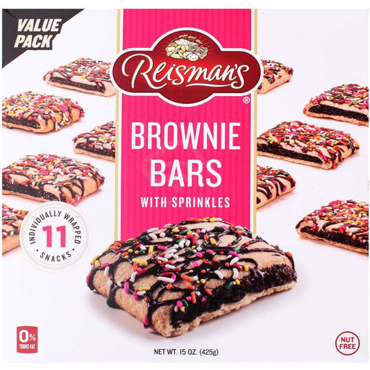 REISMAN VP BROWNIE BARS W/SPRINKLES