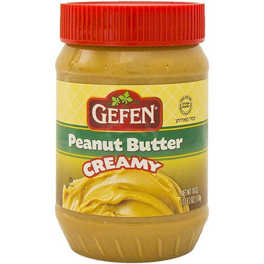 GEFEN CREAMY PEANUT BUTTER 18 OZ