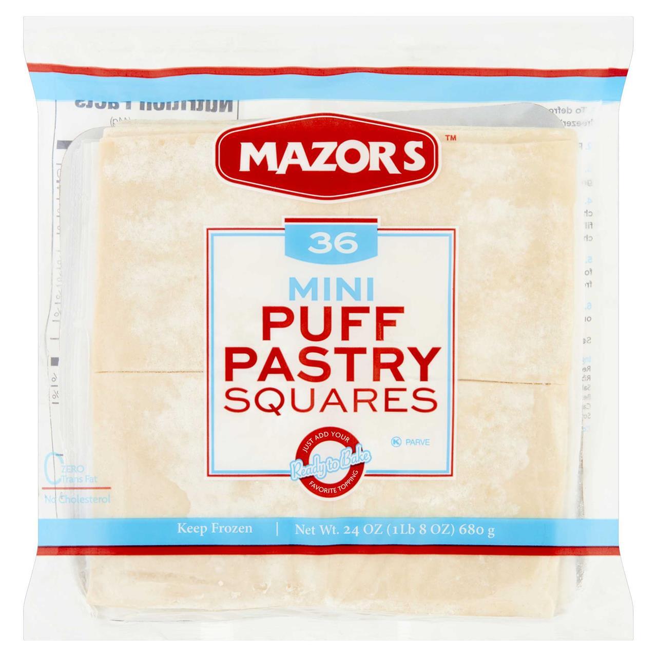 Mazor Puff Pastry Mini Squares