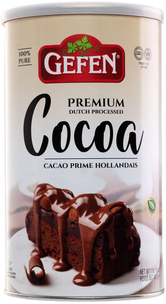 GEFEN COCOA 16OZ CANISTER (P)