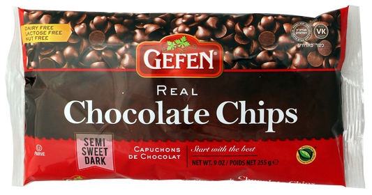 GEFEN SEMI-SWEET CHOCOLATE CHIPS