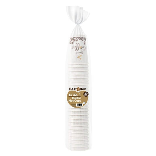 2oz Ripple Hot Cups Coffee Print (20 Count)