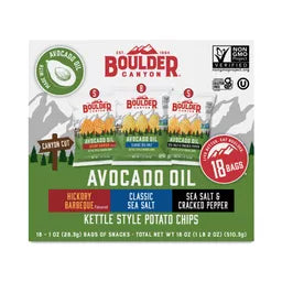 Boulder Potato Chips Assorted Flavors 1 oz