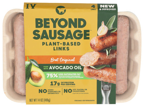 BEYOND MEAT SAUSAGE BRAT ORIGINAL 4PK