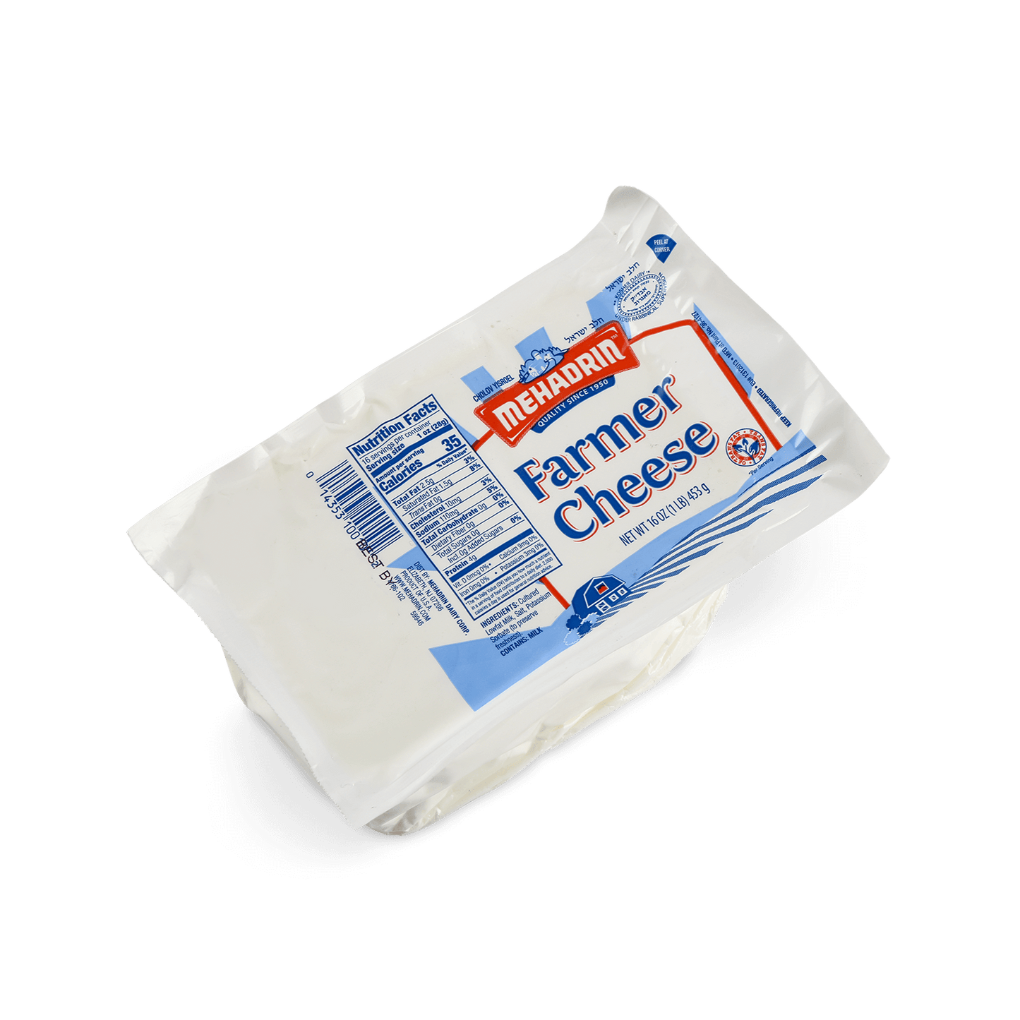 Mehadrin Farmer Cheese 16oz