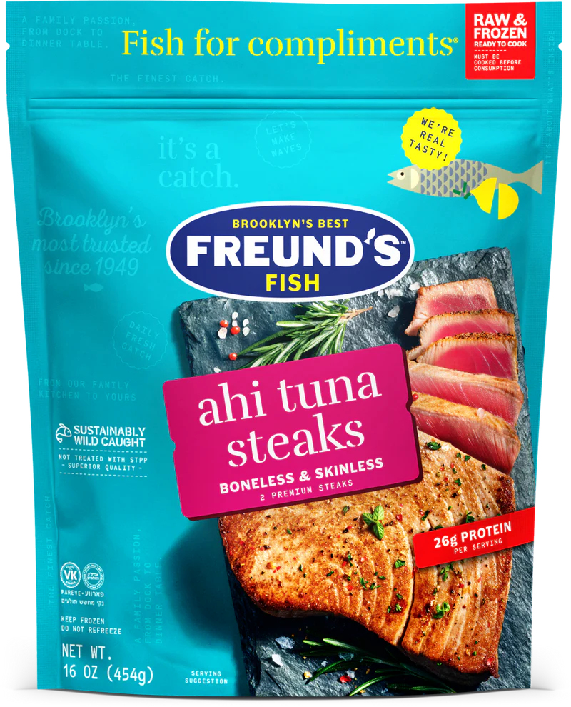 Freunds Retail Tuna Steak FRZ 16oz