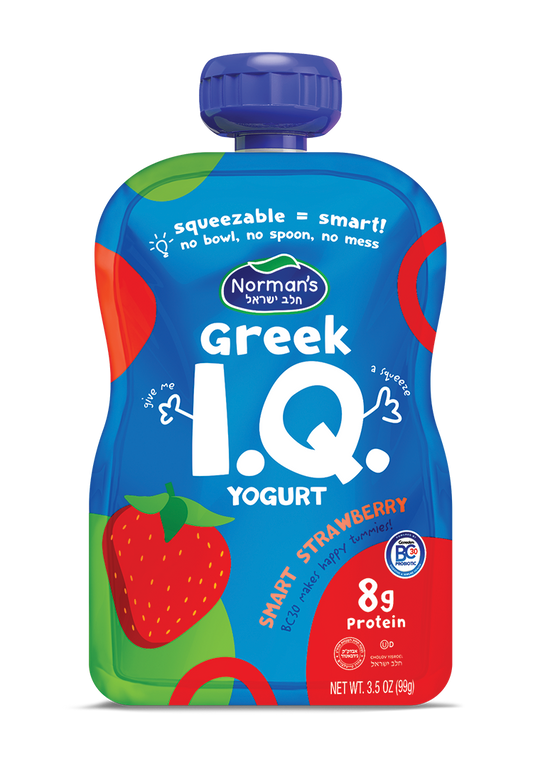 0409 IQ SQUEEZABLE STRAWBERRY NORMANS YOGURTS
