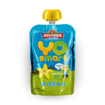 Mehadrin Yo Smart Vanilla Pouch Yogurt