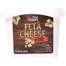 Z-99869 YUMMY FETA CHEESE IN BRINE 8 OZ