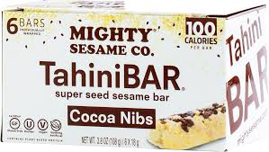 Mighty Sesame Tahini Cocoa Nibs Bar 6 Pack