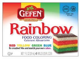 GEFEN ASSORTED FOOD COLORING