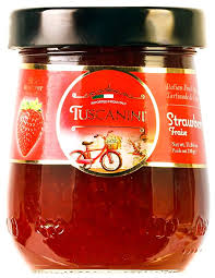 PRESERVES FRUIT SPREAD STRAWBERRY 11.64OZ TUSCANINI