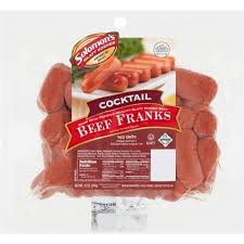 3830/9830 SOLOMONS COCKTAIL BEEF FRANKS 12/12OZ (D)