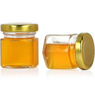 Mini Glass Honey Jar