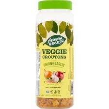 CROUTONS VEGGIE ONION GARLIC 12 OZ H&E