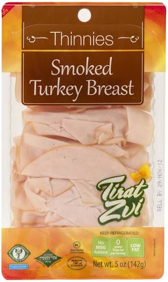 Tirat Zvi Smoked Thinnies Turkey Breast (Frozen)