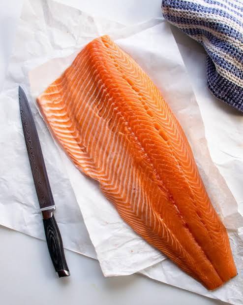 Whole Salmon Skin-On Fillet