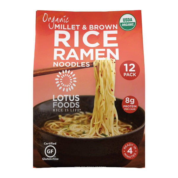 Lotus Foods, Organic Millet & Brown Rice Ramen