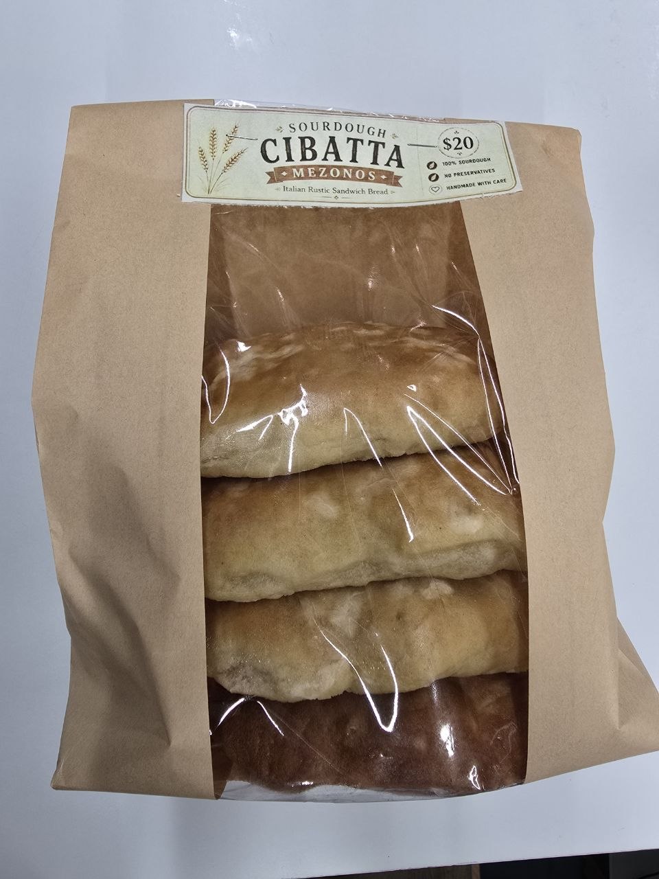BK Mezonos Ciabatta pack of 4