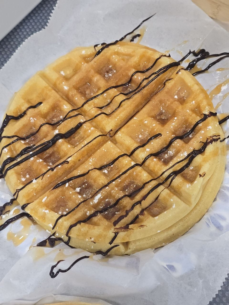 2 Golden Waffles