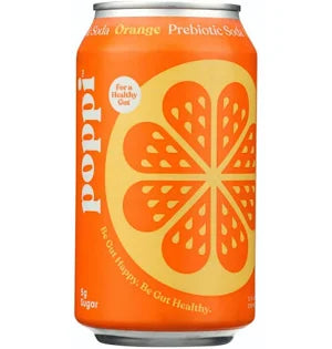 Poppi Orange Soda Can