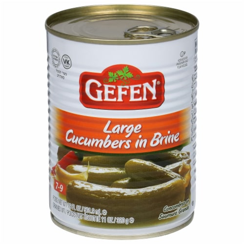 GEFEN CUCUMBER IN BRINE (CAN)-7-9 LRG (KP)