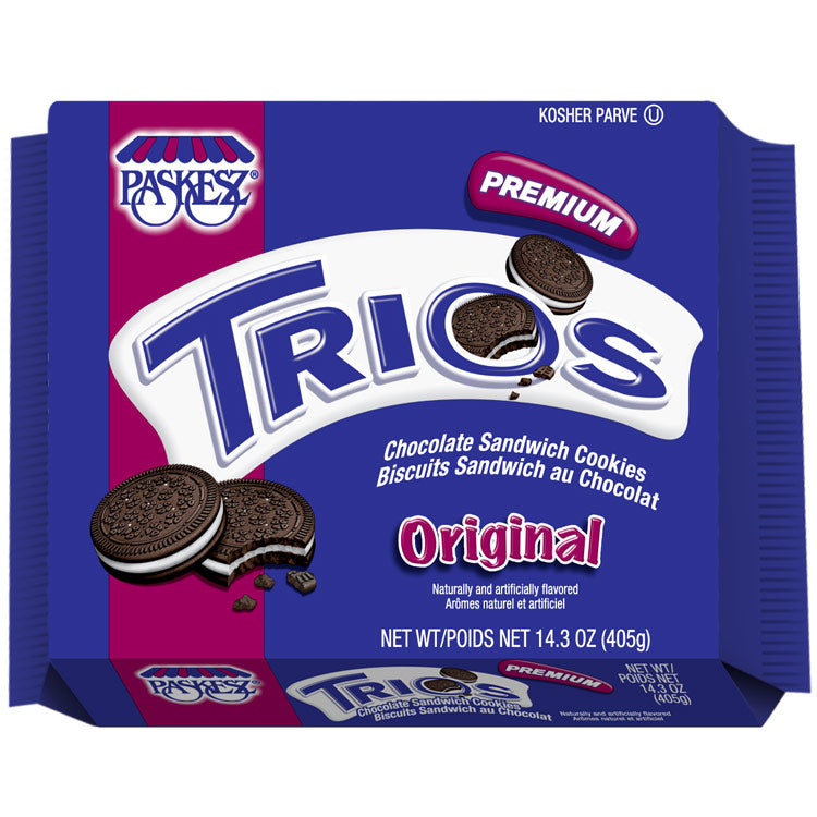 Paskesz Trios Cookies Original – Suncoast Kosher
