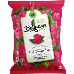 FROZEN DICED DRAGON FRUIT 17.64OZ BELEAVES