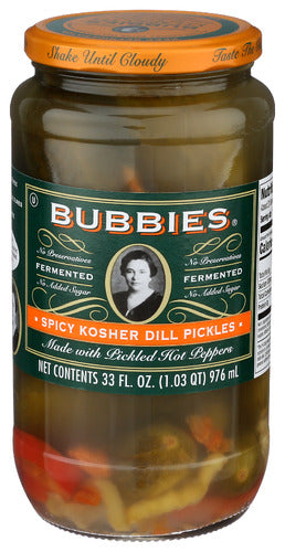BUBBIES PICKLE DILL SPICY