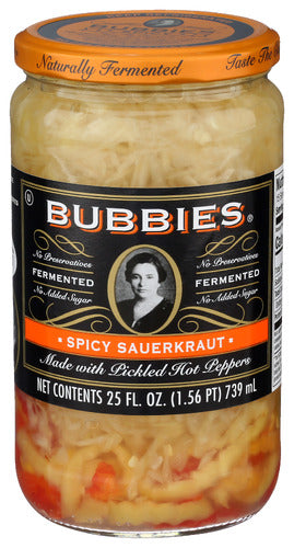 BUBBIES SAUERKRAUT SPICY