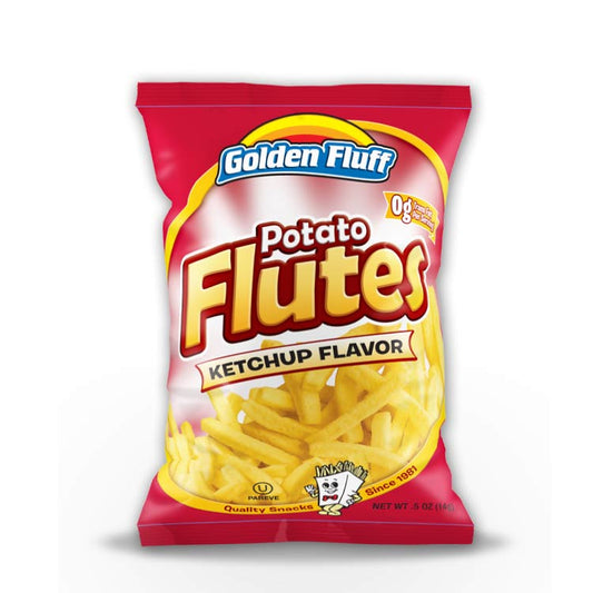 Golden Fluff Ketchup Flutes Small