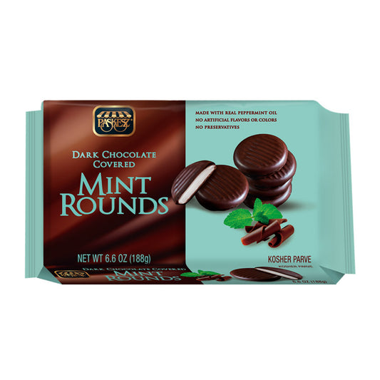 Paskez Chocolate Covered Mint Rounds
