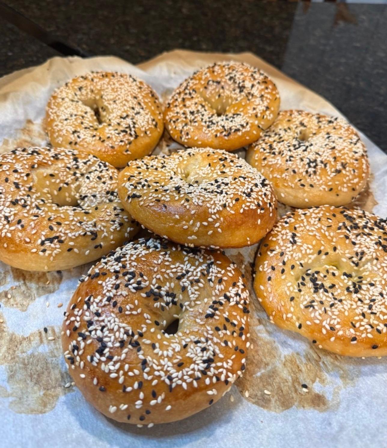 Spelt Sourdough Mezonos Plain Bagel
