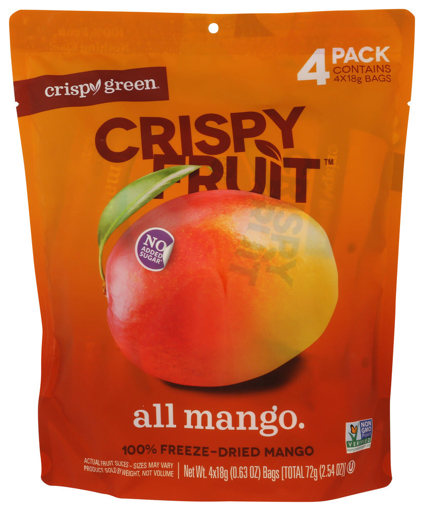 Crispy Green Dried Mango Chips 4x18g