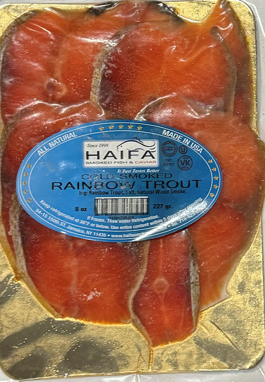 HAIFA COLD SMOKED RAINBOW TROUT SLICED