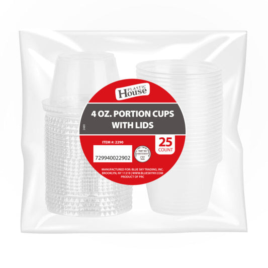 2290 BLUE SKY 4 OZ PORTION CUPS/LIDS