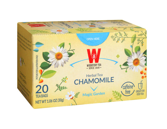 TEA HERBAL CHAMOMILE 20'S WISSOTZKY