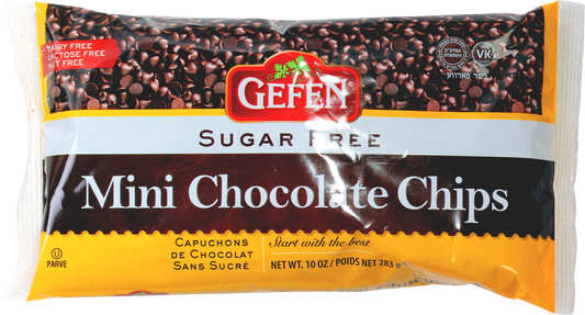 GEFEN S/F SEMI-SWEET MINI CHOCOLATE CHIPS
