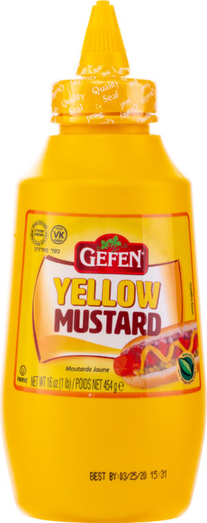 GEFEN YELLOW MUSTARD 9 OZ