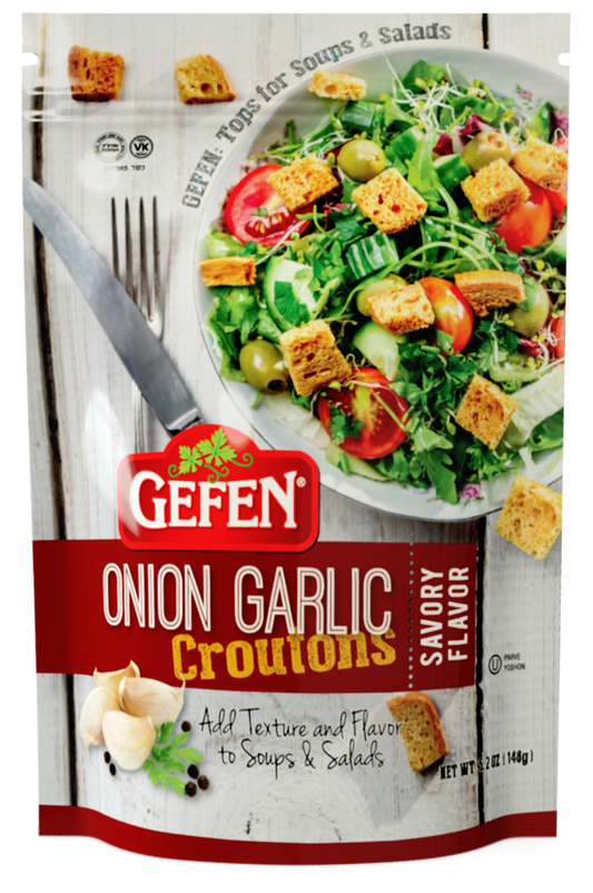 GEFEN ONION GARLIC SALAD CROUTONS
