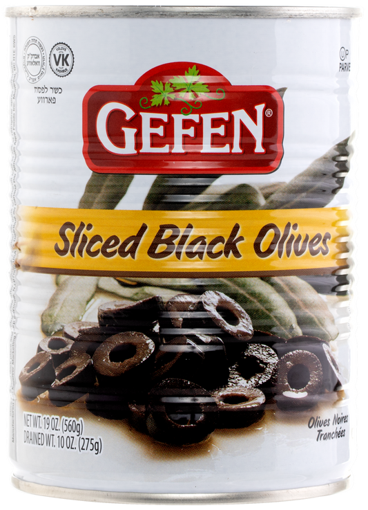 GEFEN SLICED BLACK OLIVES (CAN)