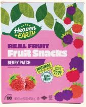 SNACKS FRUIT BERRIES POUCHES H&E