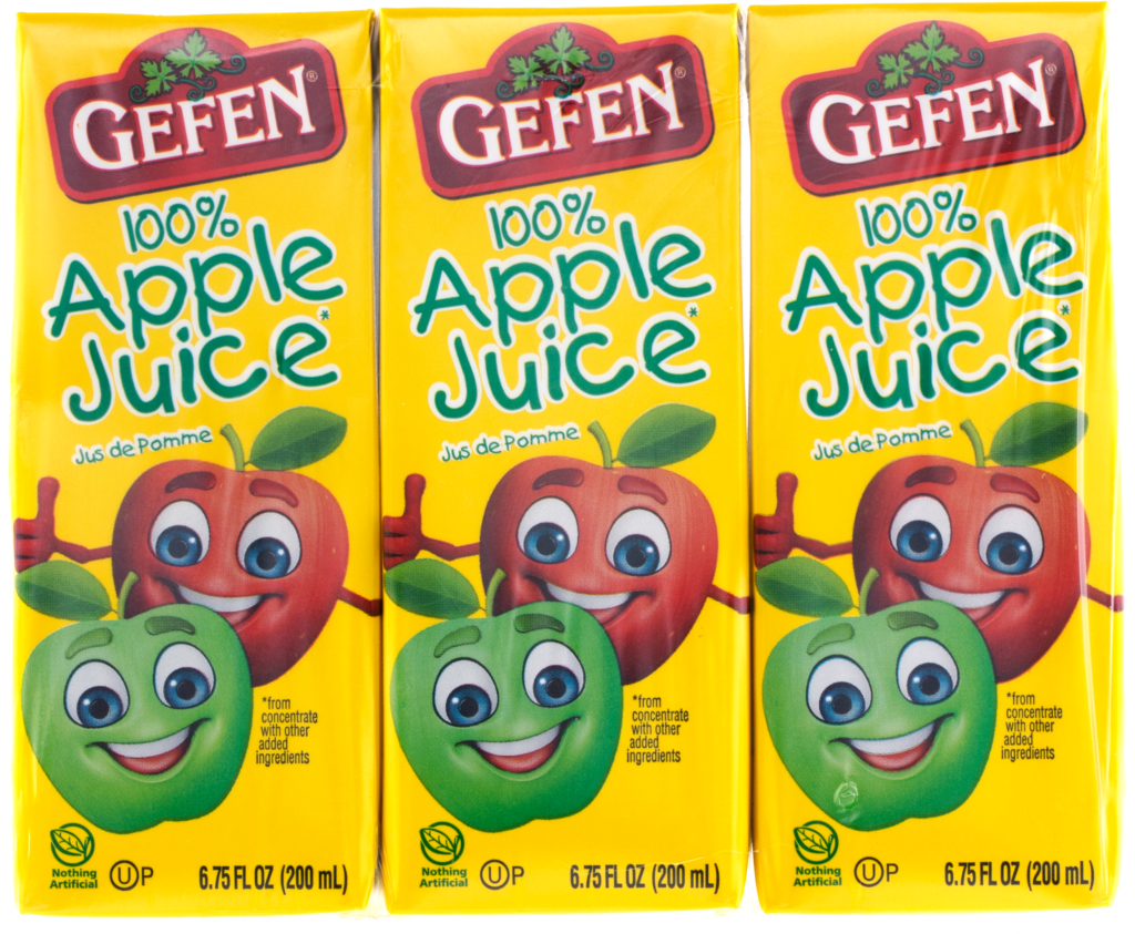 GEFEN BOX DRINK APPLE JUICE 3X6.75OZ