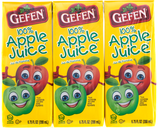 GEFEN BOX DRINK APPLE JUICE 3X6.75OZ