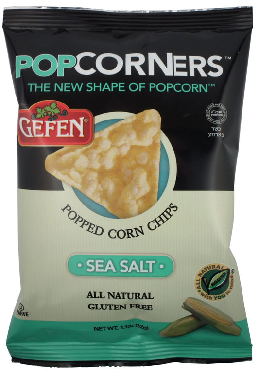 GEFEN SEA SALT POPPED CORN CHIPS 1 OZ