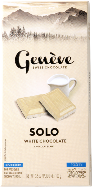 GENEVE CHOCOLATE BAR WHITE 3.5OZ