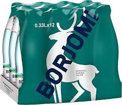 Borjomi  Glass Bottle Case 0.33L