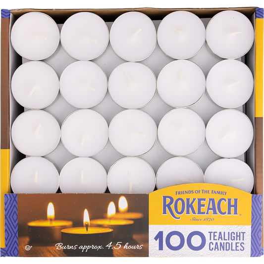 ROKEACH TEALIGHT CANDLES 100 CT (P)