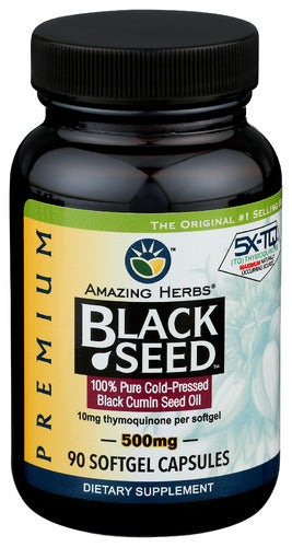 AMAZING HERBS OIL BLACK SEED PREM 500MG